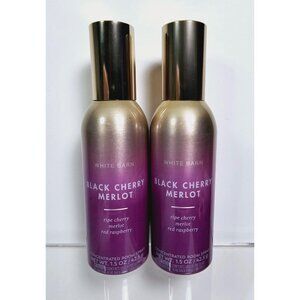 Bath And Body Works – Deodorante Spray Per Ambienti 2x – Fragranza Black Cherry Merlot, 250+ Spruzzi Ognuno